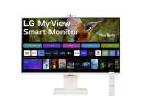 LG 32SR50F-W 32" FHD IPS MyView Smart Monitor with webOS and Built-in Speakers ™– Monitor